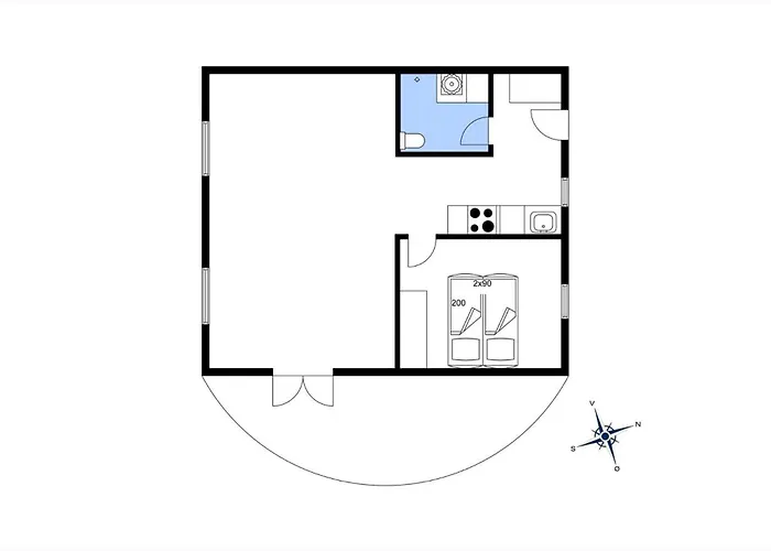 0401-romo-norre-frankel-1-d Appartamento Havneby